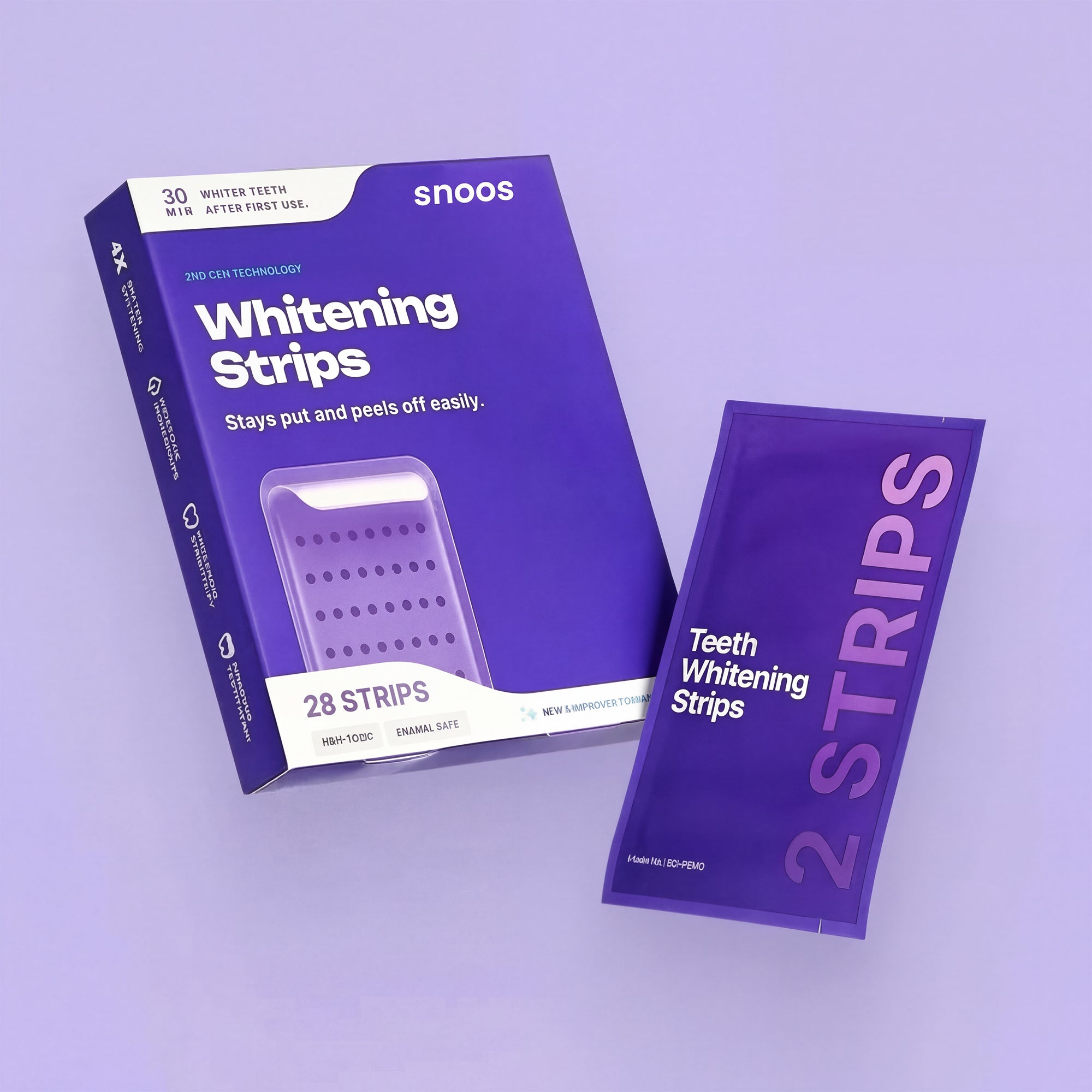 SNOOS™ Violet Pro Zahnaufhellungsstreifen